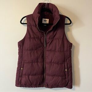 Old Navy Maroon Fleece Jacket